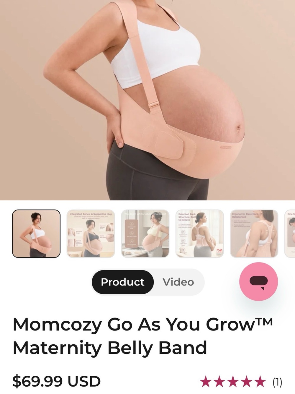Maternity belly band